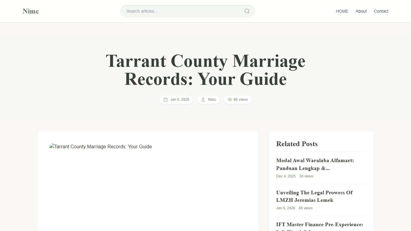 Tarrant County Marriage Records: Your Guide